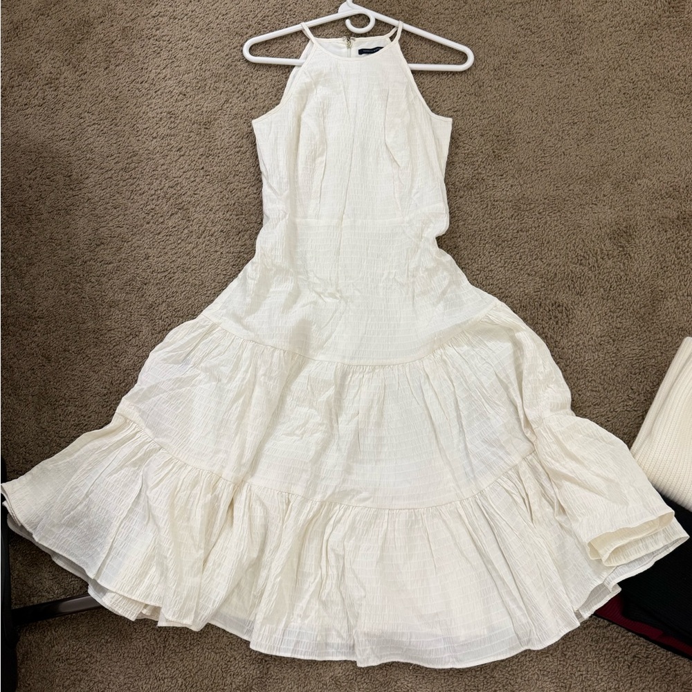 Tommy Hilfiger White Sleeveless Dress